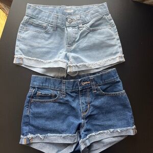 Old navy jean/denim shorts girl size10